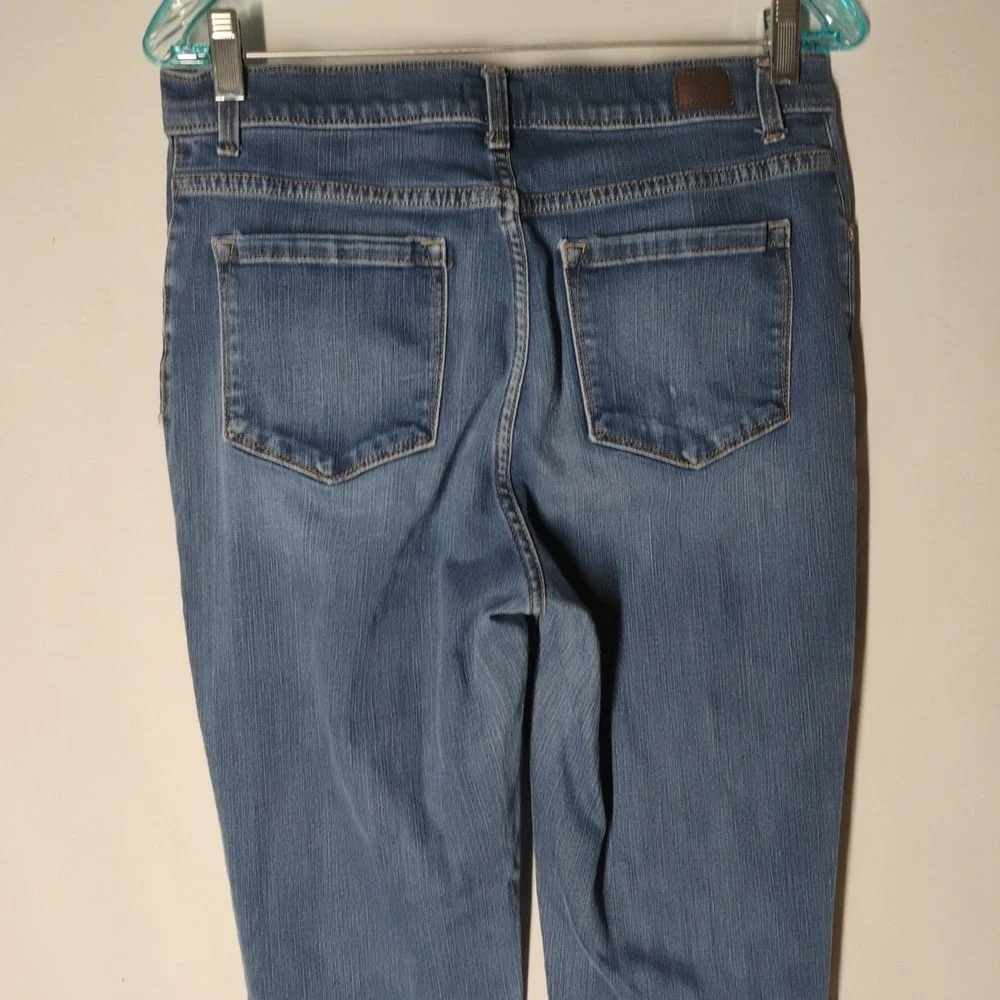 Lee Classic‎ Fit Women's 30x29 Straight Leg Stretch Denim Blue Jeans Dark